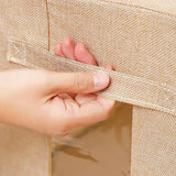 NNEDSZ 100L Cloth Storage Box Closet Organizer Storage Bags Clothes Storage Bags Wardrobe Organizer Idea CREAM
