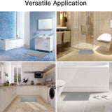 NNEDSZ 60cm*40cm Diatomaceous Earth Bath Mat, Nonslip Absorbent - Fast Drying Bathroom Floor Shower Mats Anti-Slip Mat