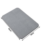 NNEDSZ 60cm*40cm Diatomaceous Earth Bath Mat, Nonslip Absorbent - Fast Drying Bathroom Floor Shower Mats Anti-Slip Mat