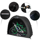 NNEDSZ Bike Cover Storage Tent Durable Waterproof Anti-Dust Foldable Outdoor Tools Storage Shed