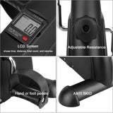 NNEDSZ Mini Exercise Bike Pedal Exerciser Resistance Cycle Trainer Indoor Home Gym