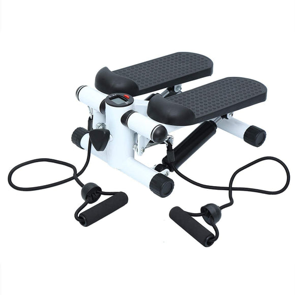 NNEDSZ Fitness Stair Stepper Twist Household Hydraulic Stepper Resistance Bands Home Gym