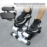 NNEDSZ Fitness Stair Stepper Twist Household Hydraulic Stepper Resistance Bands Home Gym