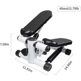 NNEDSZ Fitness Stair Stepper Twist Household Hydraulic Stepper Resistance Bands Home Gym