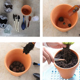 NNEDSZ 10x 5cm Flower Pot Pots Clay Ceramic Plant Drain Hole Succulent Cactus Nursery Planter