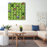NNEDSZ 36 Pockets Wall Hanging Planter Planting Grow Bag Vertical Garden Vegetable Flower Green