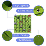 NNEDSZ 36 Pockets Wall Hanging Planter Planting Grow Bag Vertical Garden Vegetable Flower Green