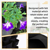 NNEDSZ 72 Pockets Wall Hanging Planter Planting Grow Bag Vertical Garden Vegetable Flower Black