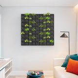 NNEDSZ 72 Pockets Wall Hanging Planter Planting Grow Bag Vertical Garden Vegetable Flower Black