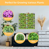 NNEDSZ 72 Pockets Wall Hanging Planter Planting Grow Bag Vertical Garden Vegetable Flower Green