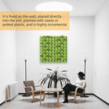 NNEDSZ 72 Pockets Wall Hanging Planter Planting Grow Bag Vertical Garden Vegetable Flower Green