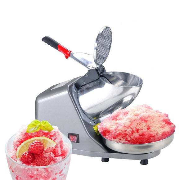 NNEDSZ 300W Electric Ice Crusher Shaver StainlessSteel Blade Cone Maker Kitchen machine