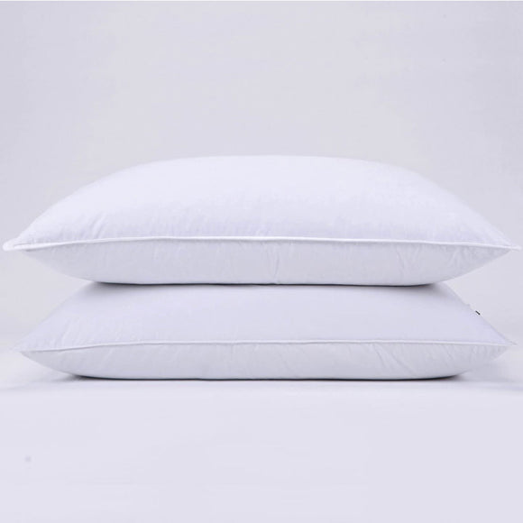 NNEDSZ 2 Premium Hotel 950g Pillows 74CM x 48CM Pillows Breathable Cotton