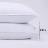 NNEDSZ 2 Premium Hotel 950g Pillows 74CM x 48CM Pillows Breathable Cotton