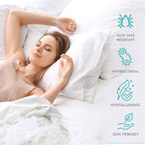 NNEDSZ 2 Premium Hotel 950g Pillows 74CM x 48CM Pillows Breathable Cotton