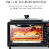 NNEDSZ Electric 3 in 1 Breakfast Making Machine Multifunction Coffee Maker Bread Pizza