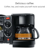 NNEDSZ Electric 3 in 1 Breakfast Making Machine Multifunction Coffee Maker Bread Pizza