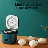 NNEDSZ 1.2L Multifunction Mini Electric Rice Cooker Heating Food Steamer Meal Cooking Pot