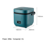 NNEDSZ 1.2L Multifunction Mini Electric Rice Cooker Heating Food Steamer Meal Cooking Pot