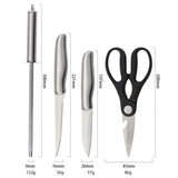 NNEDSZ High-Carbon Stainless Steel 14-Piece Kitchen Knife Set Chefs Cooks Knives Knife Sharpening
