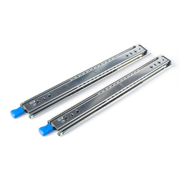 NNEDSZ 16in Pair 150KG Heavy Duty Drawer Slides Rails Runners Locking Ball Bearing