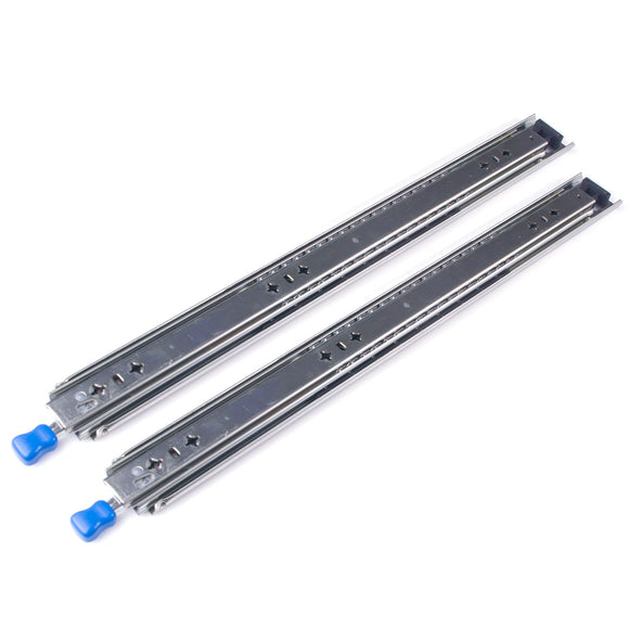 NNEDSZ 22in Pair 150KG Heavy Duty Drawer Slides Rails Runners Locking Ball Bearing