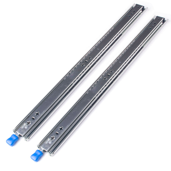 NNEDSZ 26in Pair 150KG Heavy Duty Drawer Slides Rails Runners Locking Ball Bearing