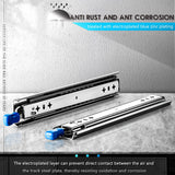 NNEDSZ 26in Pair 150KG Heavy Duty Drawer Slides Rails Runners Locking Ball Bearing