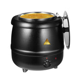 NNEDSZ 10L Restaurant Electric Buffet Food Warmer Commercial Food Warmers Soup Warmer Black