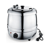 NNEDSZ 10L Restaurant Electric Buffet Food Warmer Commercial Food Warmers Soup Warmer Silver