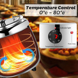 NNEDSZ 10L Restaurant Electric Buffet Food Warmer Commercial Food Warmers Soup Warmer Silver