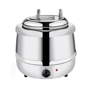 NNEDSZ 13L Restaurant Electric Buffet Food Warmer Commercial Food Warmers Soup Warmer Silver