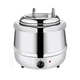 NNEDSZ 13L Restaurant Electric Buffet Food Warmer Commercial Food Warmers Soup Warmer Silver