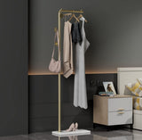 NNEDSZ Metal Coat Rack Marble Base Hooks Clothes Coats Bag Tree Hat Display Hanger Stand Organiser
