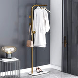 NNEDSZ Metal Coat Rack Marble Base Hooks Clothes Coats Bag Tree Hat Display Hanger Stand Organiser