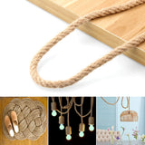 NNEDSZ 50m Sisal 10mm Rope Natural Twine Cord Thick Jute Hemp Manila  Crafting Home Decor