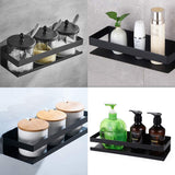 NNEDSZ Black Bathroom Shower Shelf Kitchen Rack Storage Shelves Shampoo Holder Organizer