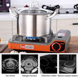 NNEDSZ 6 Pc Kitchen Sauce Pan Pots Set 430 Stainless Steel Cookware Set Milk stock Pot Pans Set