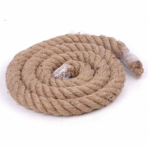 NNEDSZ 2m Sisal 50mm Rope Natural Twine Cord Thick Jute Hemp Manila  Crafting Home Decor