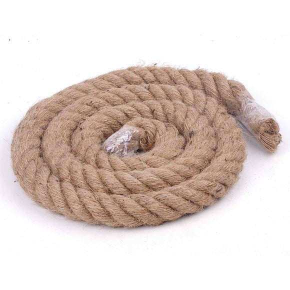 NNEDSZ 2m Sisal 50mm Rope Natural Twine Cord Thick Jute Hemp Manila  Crafting Home Decor