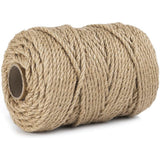 NNEDSZ 100m Sisal 5mm Rope Natural Twine Cord Thick Jute Hemp Manila  Crafting Home Decor