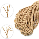 NNEDSZ 100m Sisal 5mm Rope Natural Twine Cord Thick Jute Hemp Manila  Crafting Home Decor