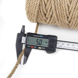 NNEDSZ 100m Sisal 5mm Rope Natural Twine Cord Thick Jute Hemp Manila  Crafting Home Decor