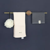 NNEDSZ 60CM Brushed Golden Brass Towel Bar Bathroom Kitchen Hand Towel Rack Holder Hanger
