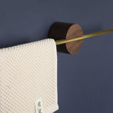 NNEDSZ 60CM Brushed Golden Brass Towel Bar Bathroom Kitchen Hand Towel Rack Holder Hanger