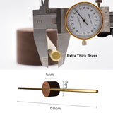 NNEDSZ 60CM Brushed Golden Brass Towel Bar Bathroom Kitchen Hand Towel Rack Holder Hanger