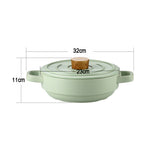 NNEDSZ Ceramic Cooking Pot Clay Pot Japanese Donabe Chinese Ceramic Claypot Cookware Stockpot with Lid