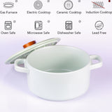NNEDSZ 3.5L Ceramic Cooking Pot Clay Pot Japanese Donabe Chinese Ceramic Claypot Cookware Stockpot Lid