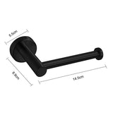 NNEDSZ Toilet Paper Holder Self Adhesive Black Bathroom Paper Roll Holder Roll Holder 304