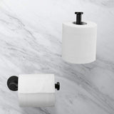 NNEDSZ Toilet Paper Holder Self Adhesive Black Bathroom Paper Roll Holder Roll Holder 304